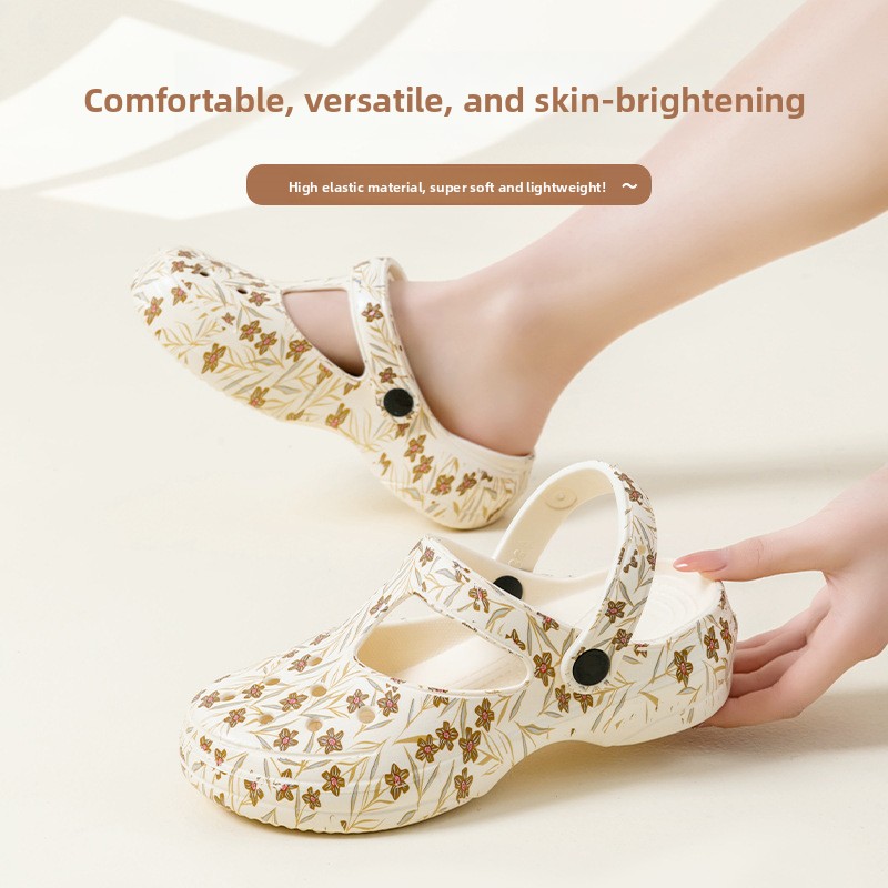 Women'S Shoes Water Resistant - 2026 패션 두꺼운 밑창 슬리퍼 여성용