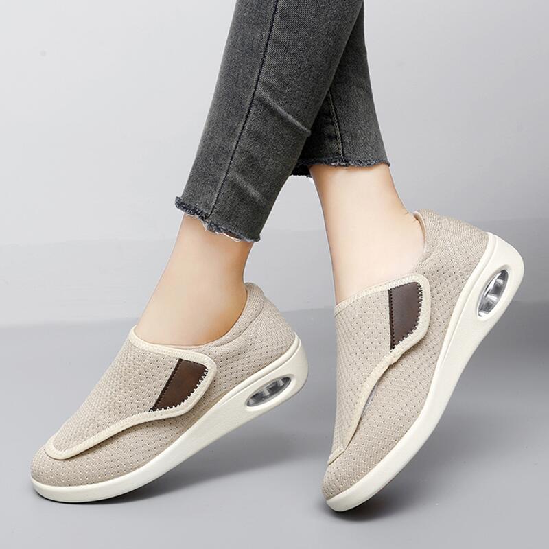 Women Shoes For Big Feet - 새로운 정형외과용 넓은 발볼 부종 신발