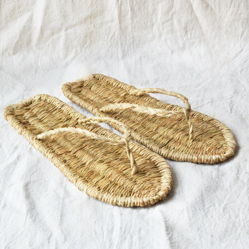 Women Shoes Japan - 남성과 여성을위한 밀짚 샌들 드리프트 비치
