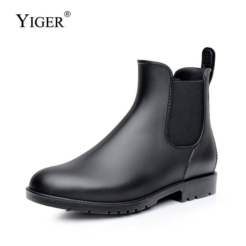 Women'S Shoes Water Resistant - YIGER 남성 장화 남성 첼시 부츠