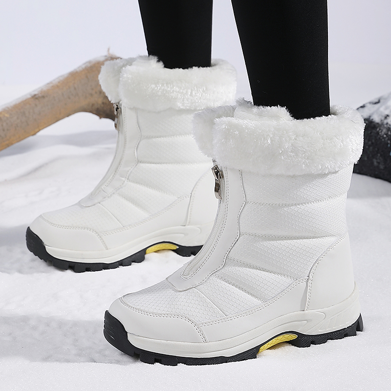 Women'S Shoes Water Resistant - 겨울 여성 스노우 부츠 하이탑 방수