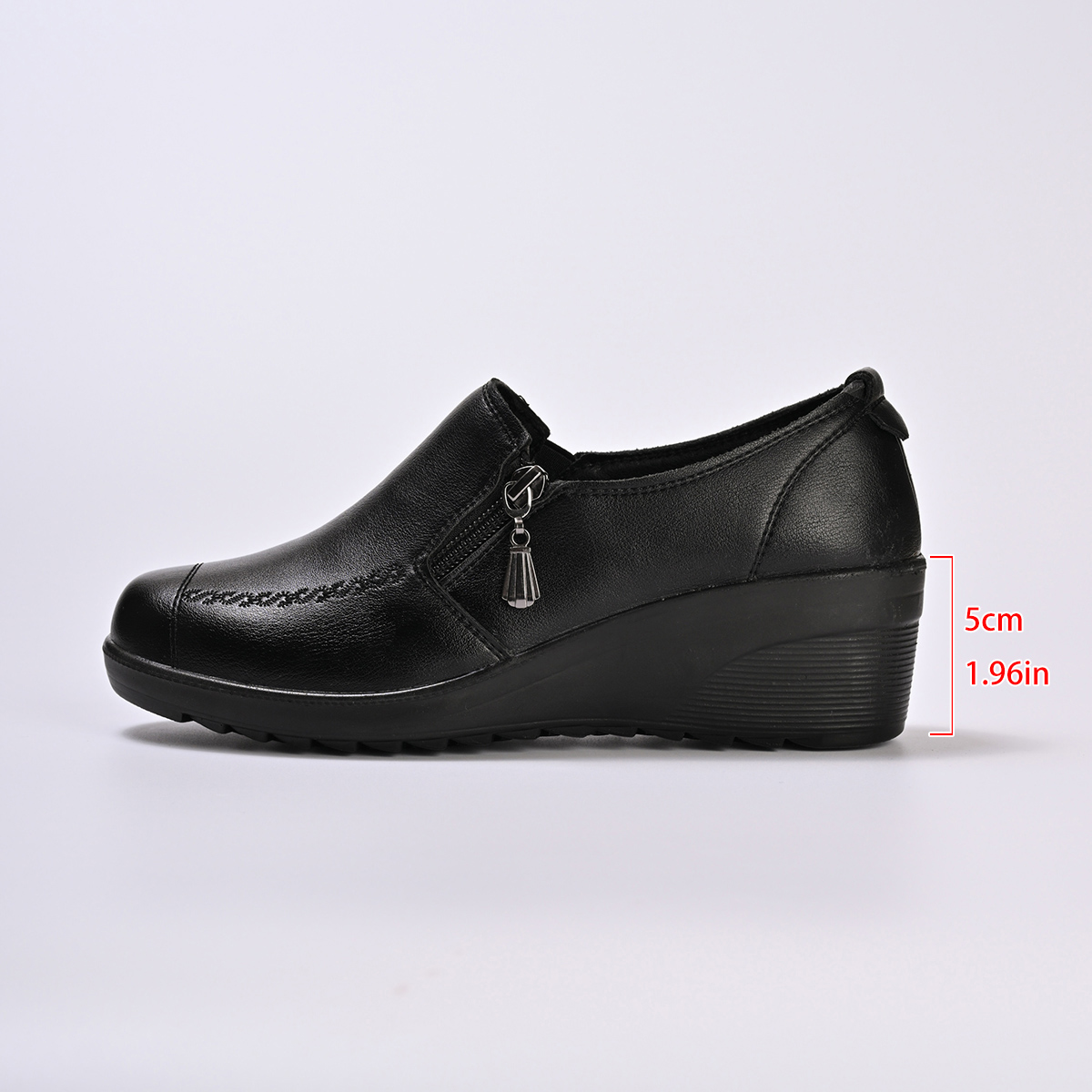 Women'S Shoes Loafers Black - 여성용 천연 가죽 신발 봄 가을