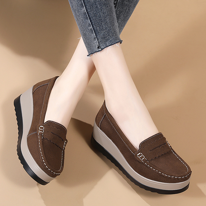 Women'S Shoes Nursing - 봄 가을 여성 플러스 사이즈 두꺼운