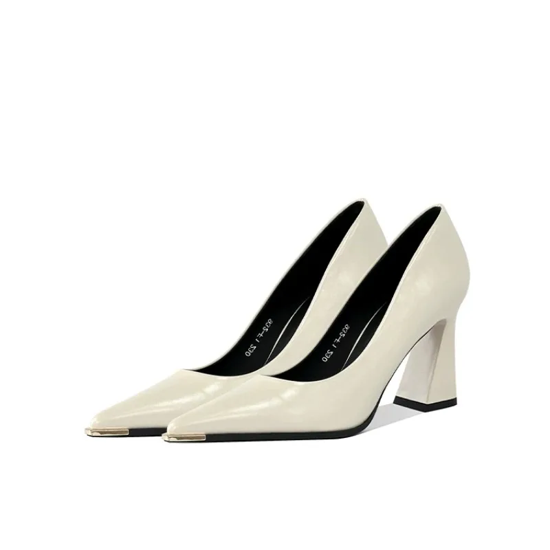Women'S Shoes Professional - 레트로 포인티드 토 하이힐 여성 2025