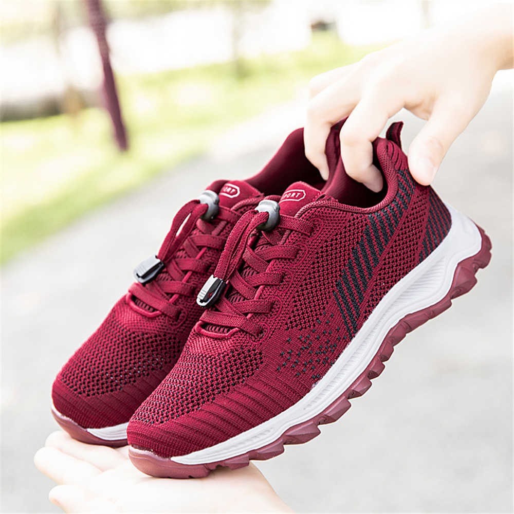 Women'S Shoes Trendy - Sumer Two Strips 브라운 여성 신발