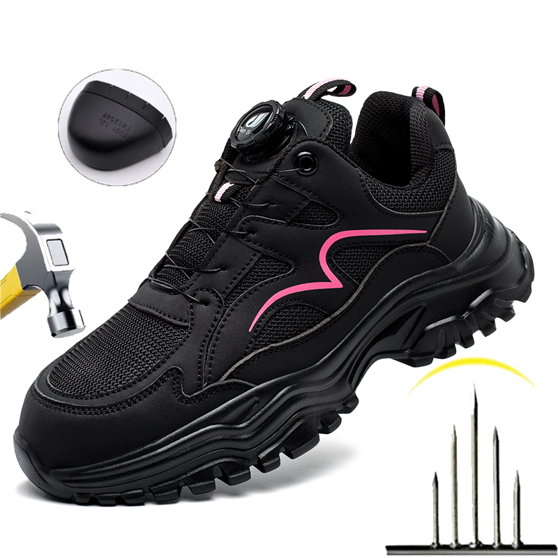 Women'S Shoes Hike - 여성 작업화 스틸 토 경량 내구성