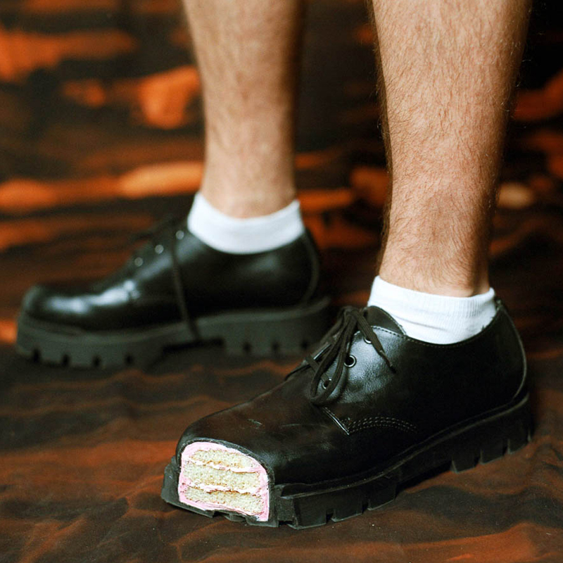 Women'S Shoes Loafers Black - 케이크 두꺼운 밑창 더비 슈즈 블랙