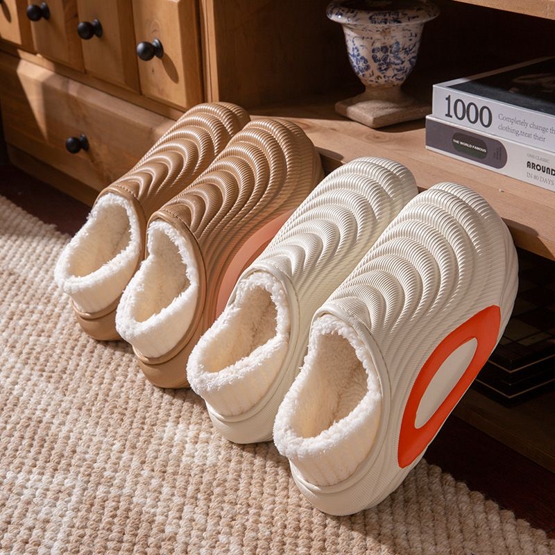 두꺼운 밑창 방수 밀폐형 발가락 따뜻한 슬리퍼 남성용  - Women'S Shoes Water Resistant 리뷰 및 가격