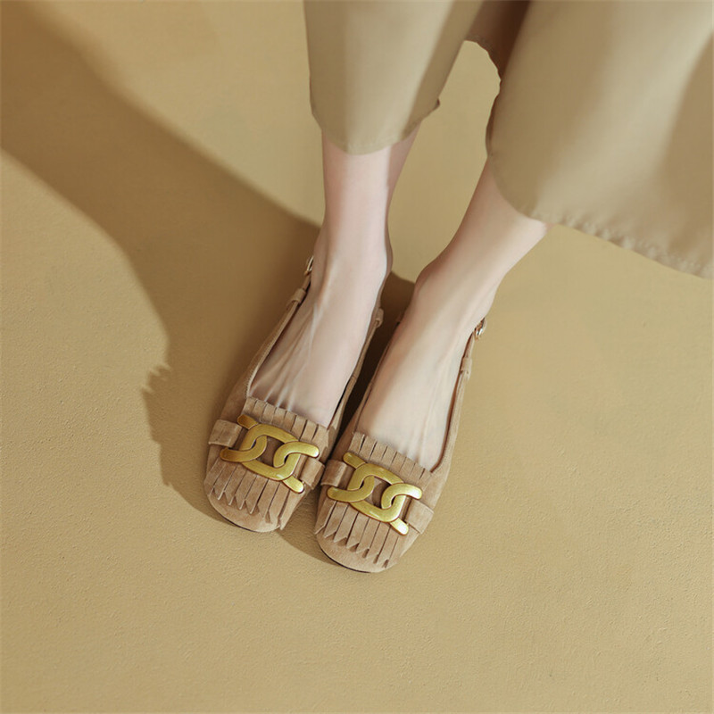 금속 버클 양 스웨이드 샌들, 여성 술 펌프스, 녹색  - Kids Shoes Women 리뷰 및 가격
