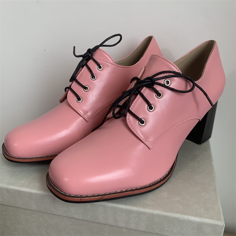 레드 여성 하이힐 펌프스 로퍼 슈즈 2026 패션 빅사 - Women'S Shoes Loafers Black 리뷰 및 가격