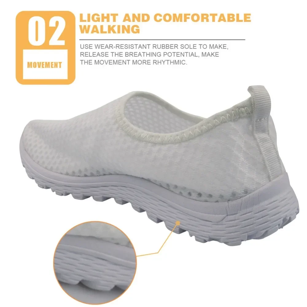 통기성 여성 플랫 간호사 운동화 패션 여성 여름 메쉬  - Women'S Shoes Nursing 리뷰 및 가격