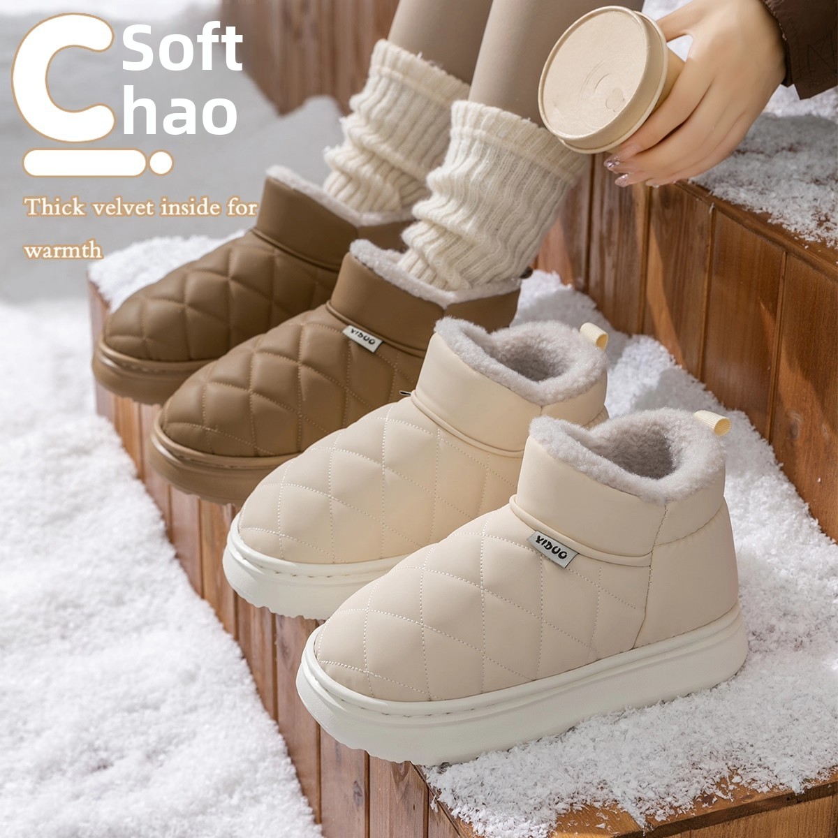 여성 겨울 방수 스노우 부츠 플랫폼 미끄럼 방지 퍼 안 - Women'S Shoes Water Resistant 리뷰 및 가격