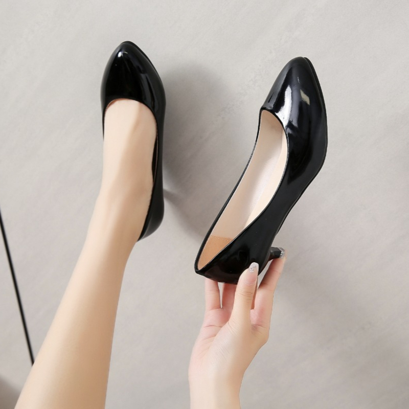 대형 사이즈 35-42 부드러운 여성용 미들힐 싱글 슈 - Women'S Shoes Professional 리뷰 및 가격