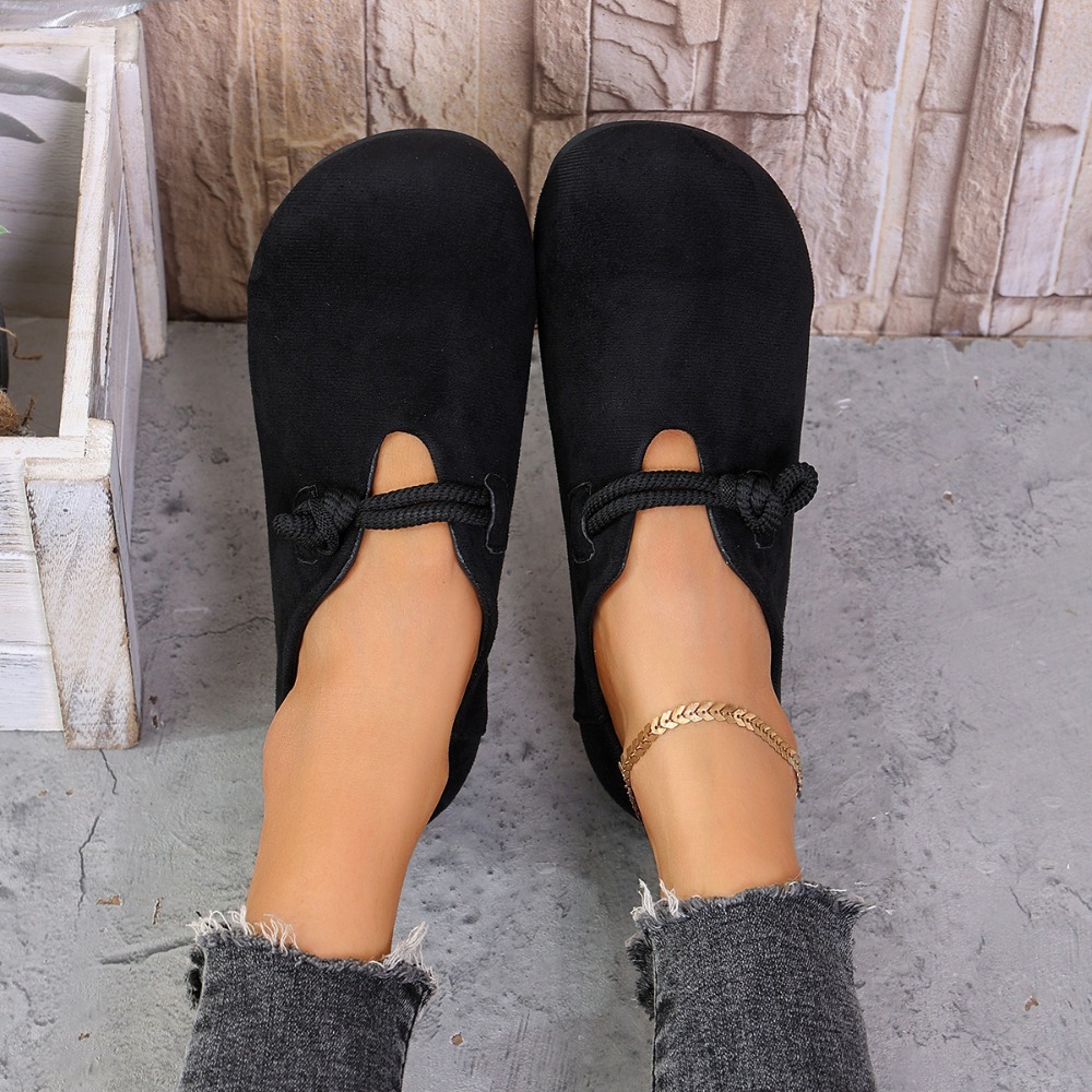 여성용 플랫 로퍼, 둥근 앞코, 끈으로 묶는 디자인,  - Women Shoes Loafers 리뷰 및 가격