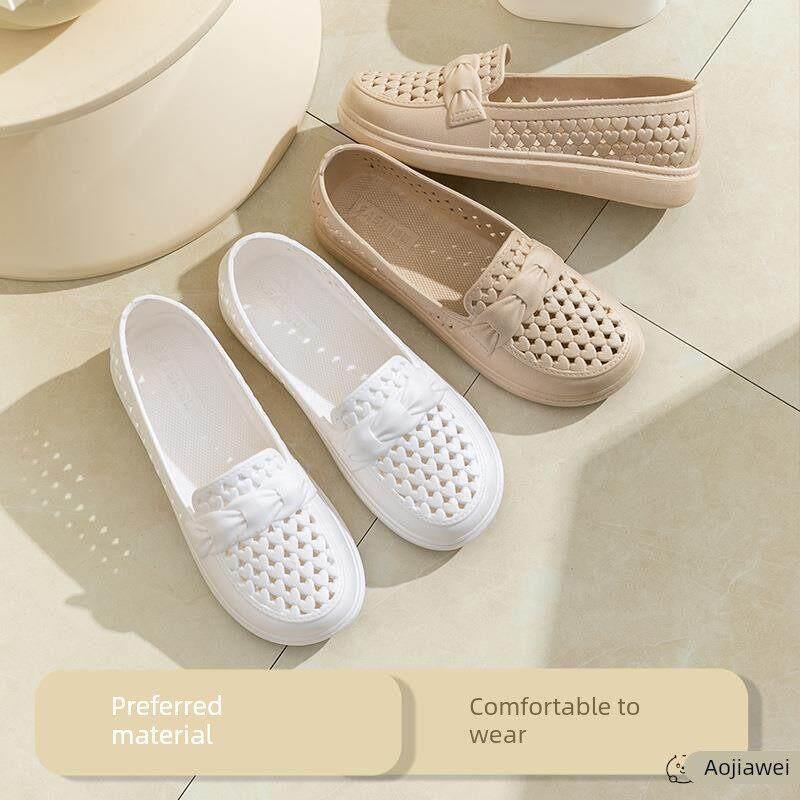 여성용 신상 편안한 슬립온 간호사 비치 작업화, 미끄럼 - Women'S Shoes Nursing 리뷰 및 가격