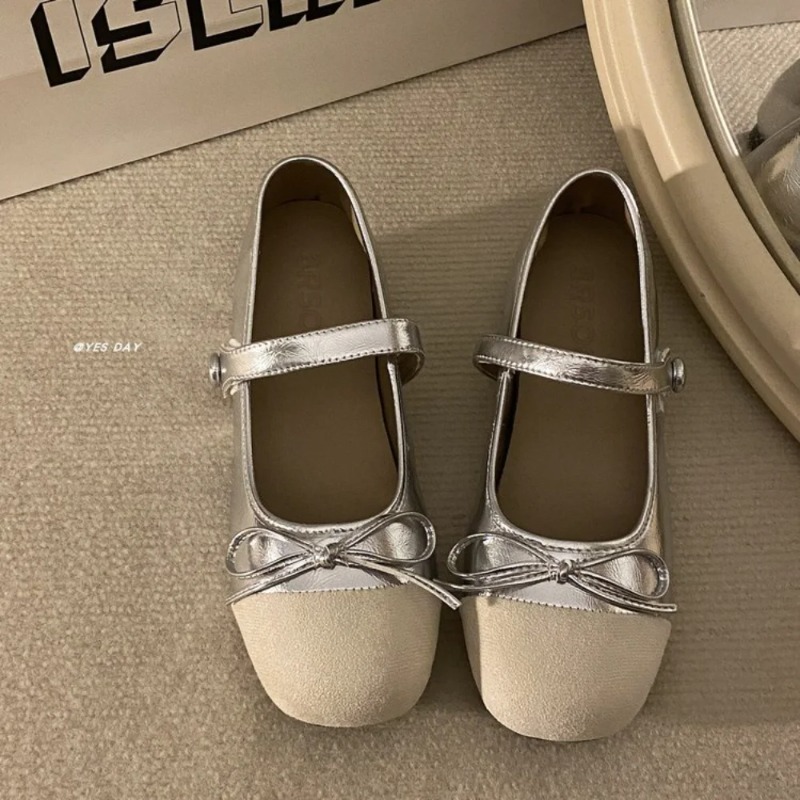 리본 장식이 달린 신발, 독특한 디자인, 세련된 빈티지 - Women'S Shoes Loafers Black 리뷰 및 가격