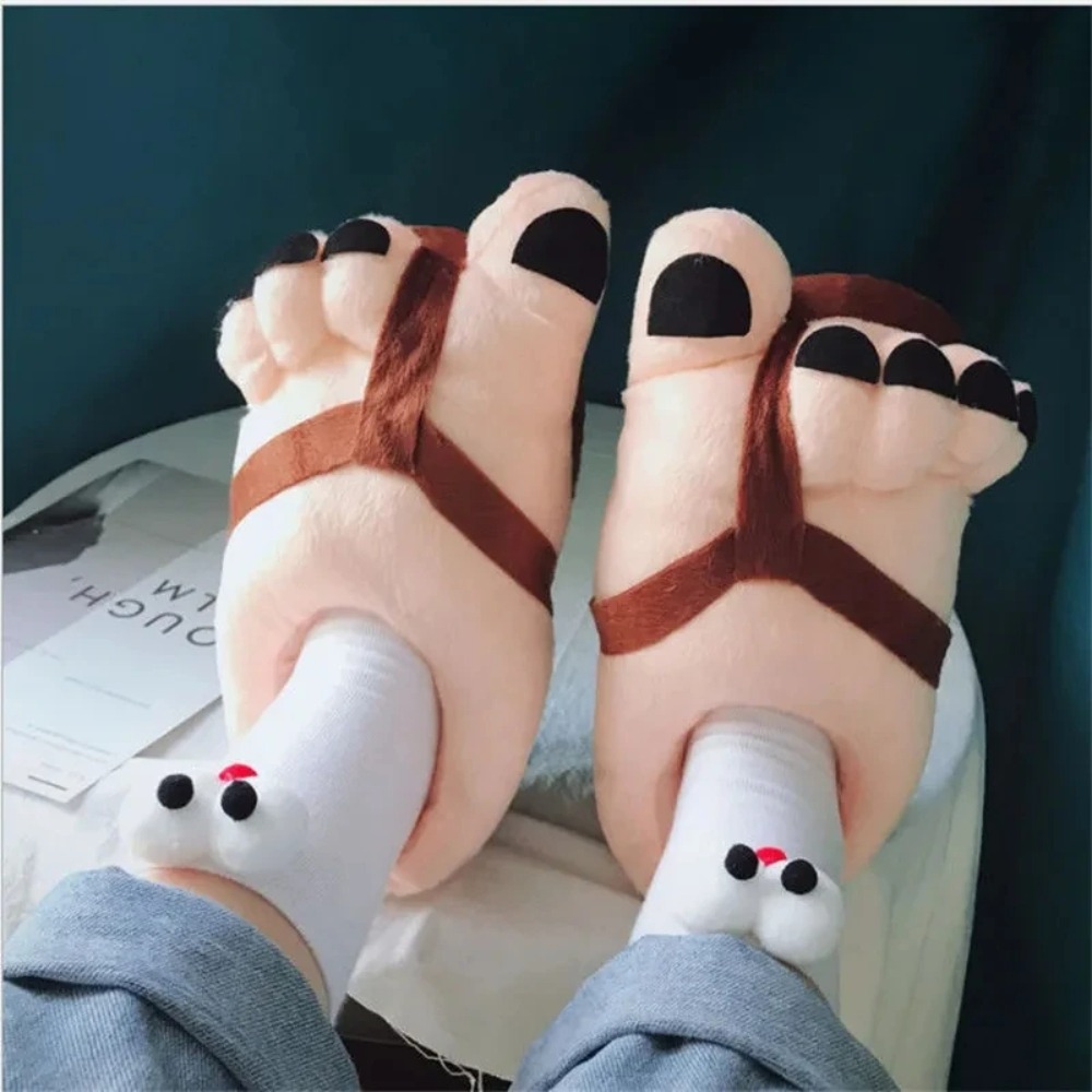 크리 에이 티브 남성 여성 겨울 슬리퍼 큰 피트 크리  - Women Shoes For Big Feet 리뷰 및 가격