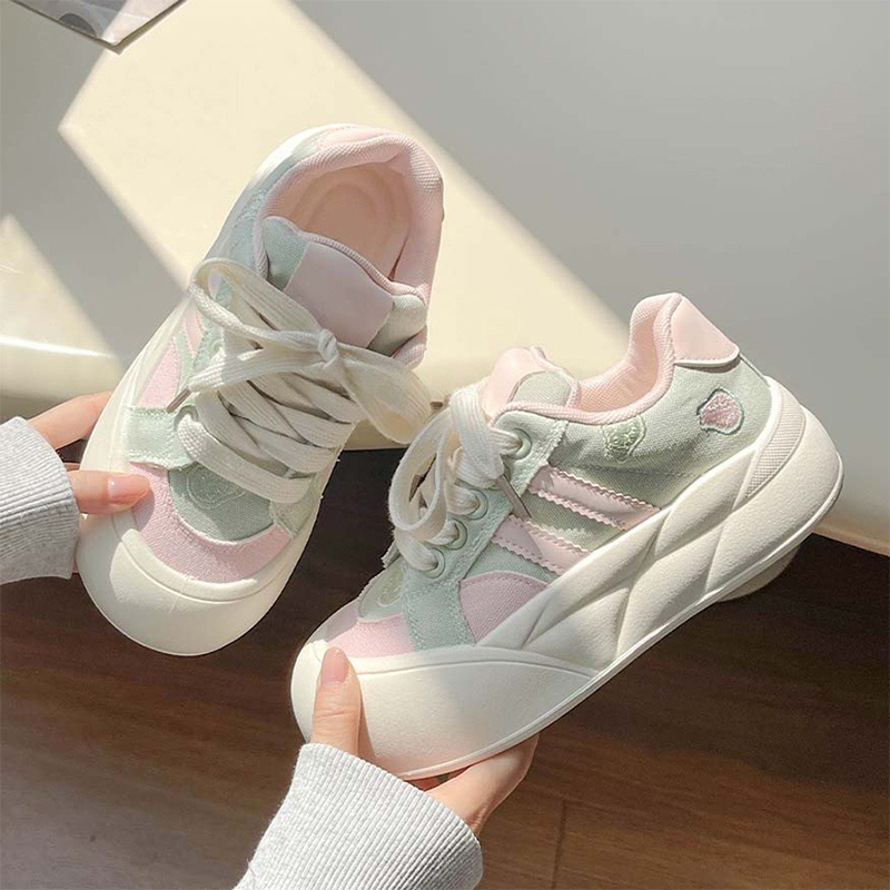 여성용 2026 가을 신상 도파민 굽높은 빵신발 운동화 - Women'S Shoes Trendy 리뷰 및 가격