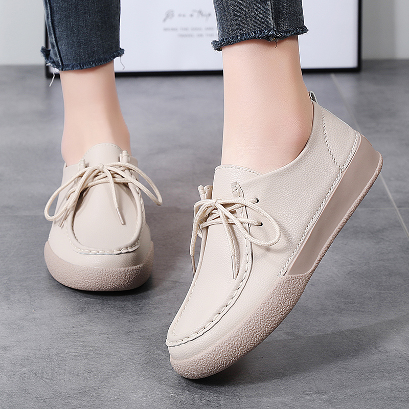 봄/가을 시즌 신상 레트로 스타일의 낮은 굽 여성용 플 - Women Shoes Loafers 리뷰 및 가격