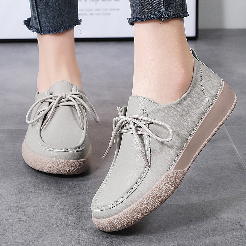 봄/가을 시즌 신상 레트로 스타일의 낮은 굽 여성용 플 - Women Shoes Loafers 리뷰 및 가격