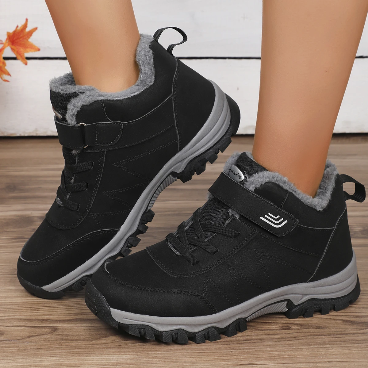 겨울 남성 부츠 고품질 따뜻한 유니섹스 스노우 부츠 편 - Women'S Shoes Hike 리뷰 및 가격