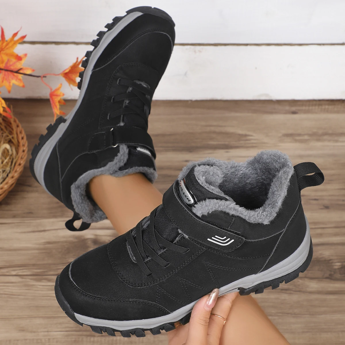 겨울 남성 부츠 고품질 따뜻한 유니섹스 스노우 부츠 편 - Women'S Shoes Hike 리뷰 및 가격