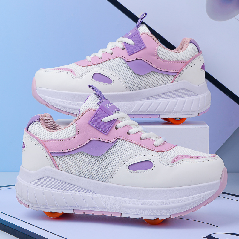 어린이용 롤러스케이트, 4개의 바퀴가 달린 분리형 스니 - Kids Shoes Women 리뷰 및 가격