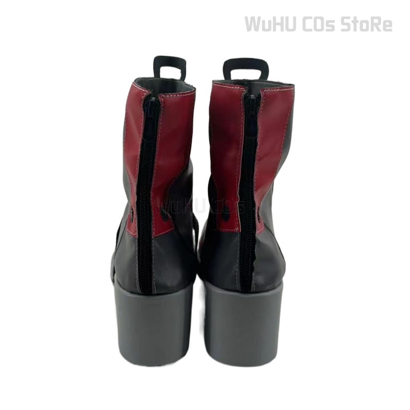 게임 풍성 파도 흉터 코스프레 신발, Pu 가죽 부츠, - Women Shoes Japan 리뷰 및 가격