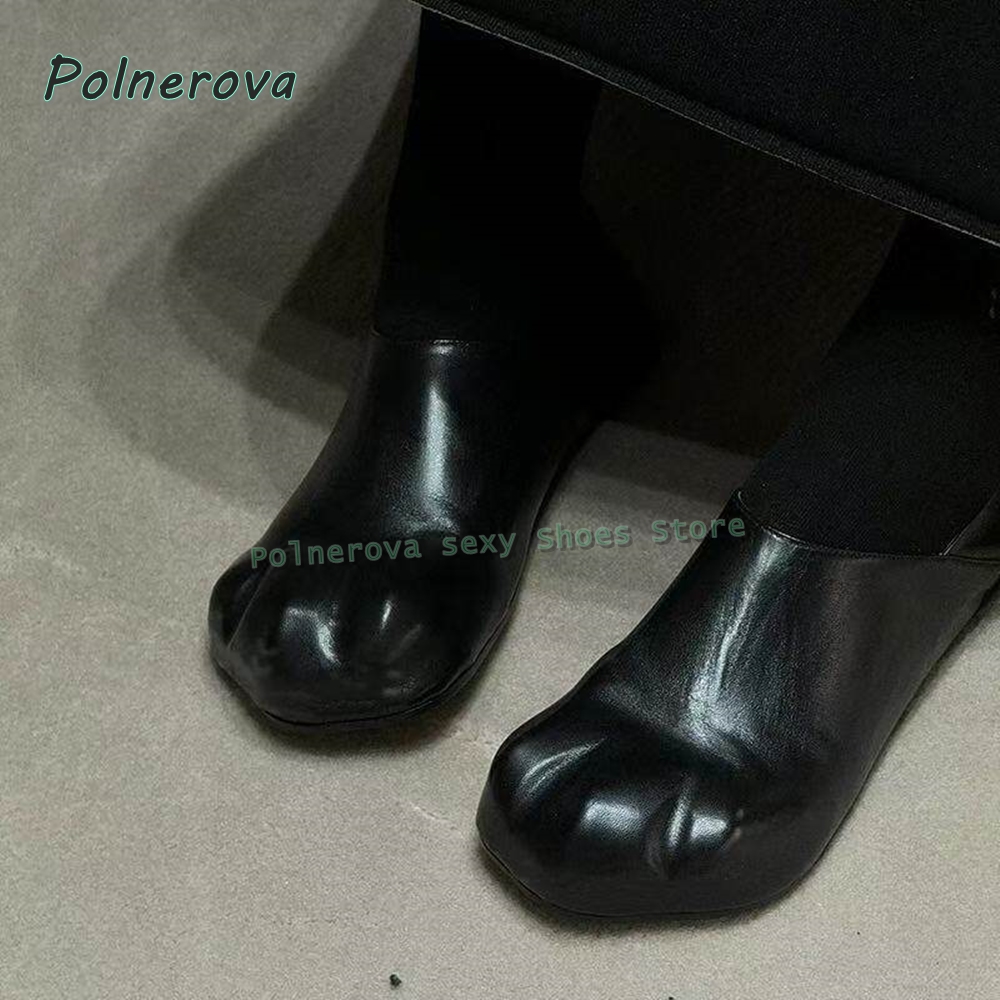 여성용 미니멀리스트 클로 토 뮬 블랙 가죽 슬립온 플랫 - Women'S Shoes Loafers Black 리뷰 및 가격