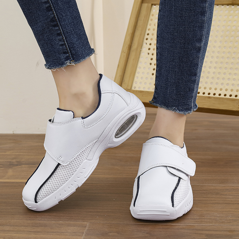 전문가용 순백색 간호화 여성용 훅앤루프 클로저 미끄럼  - Women'S Shoes Professional 리뷰 및 가격