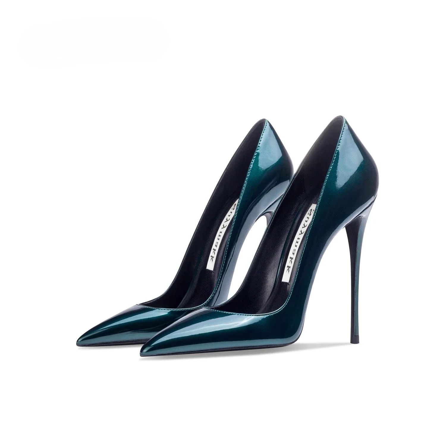 새로운 오리지널 니치 싱글 슈즈, 짙은 녹색 에나멜 가 - Women'S Shoes Professional 리뷰 및 가격
