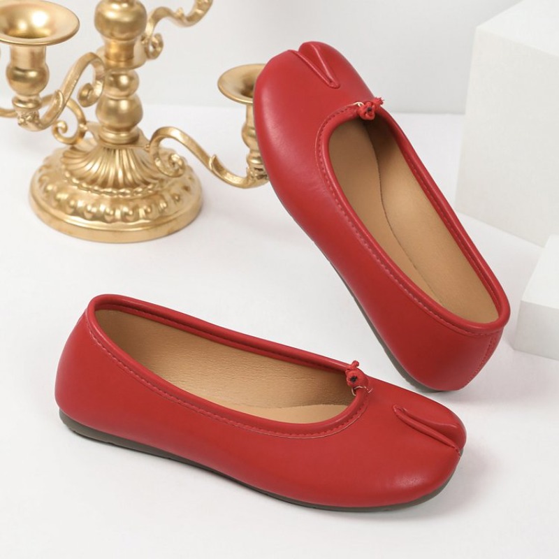 여성용 스플릿 토 발레 플랫 노트 장식 슬립온 플랫 슈 - Women Shoes Loafers 리뷰 및 가격