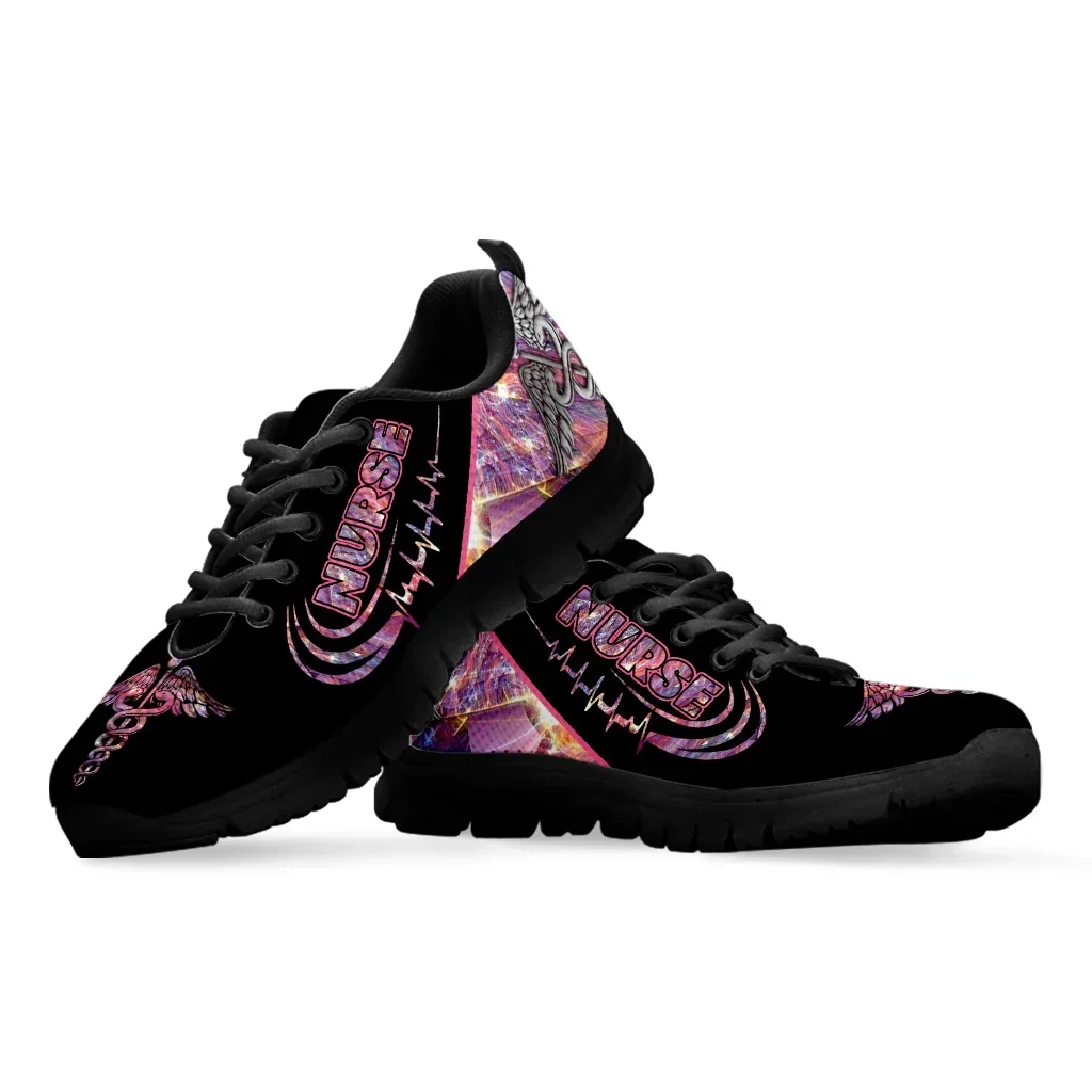 패션 간호사 인쇄 경량 야외 신발 유행 핑크 디자인 플 - Women'S Shoes Nursing 리뷰 및 가격