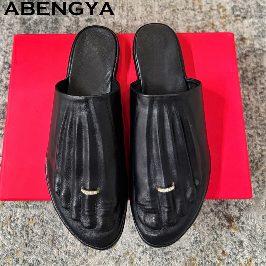 블랙 리얼 가죽 랩 토 로퍼 슬리퍼 여성용 캐주얼 컴포 - Women'S Shoes Loafers Black 리뷰 및 가격