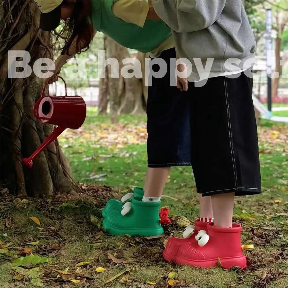 여성 장화 둥근 발가락 큰 눈 비 신발 여성용 야외,  - Women'S Shoes Water Resistant 리뷰 및 가격