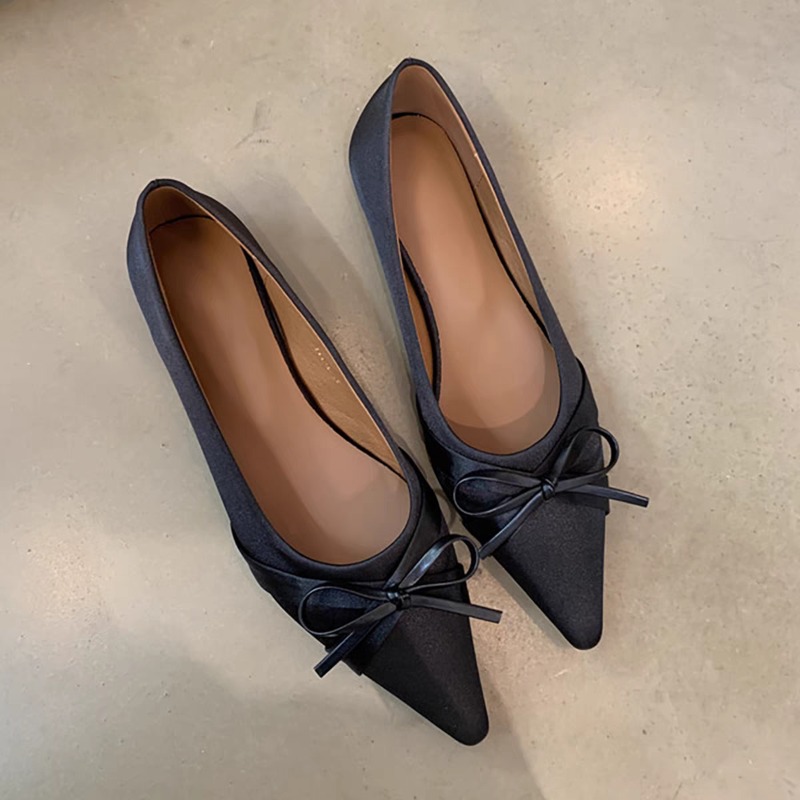 여름 신상 시폰 패션 스윗 보우 캐주얼 플랫 샌들 여성 - Women Shoes Loafers 리뷰 및 가격