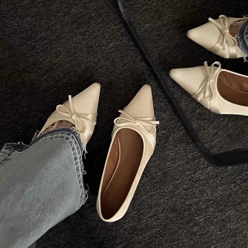 여름 신상 시폰 패션 스윗 보우 캐주얼 플랫 샌들 여성 - Women Shoes Loafers 리뷰 및 가격