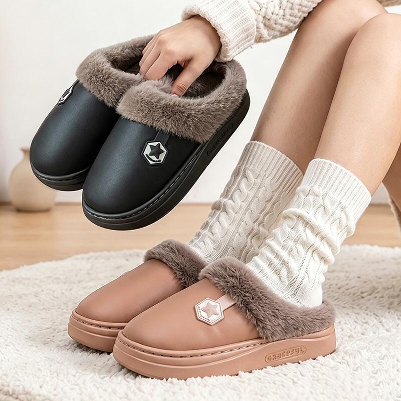 부드러운 구름같은 두꺼운 바닥 털실내화 여성 겨울 20 - Women'S Shoes Cloud 리뷰 및 가격